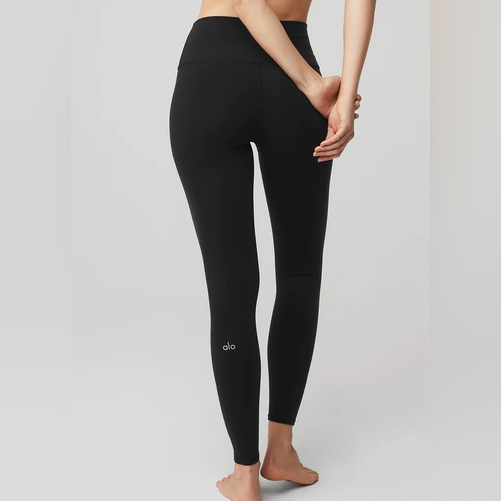 Black 7/8 High-Waist Airbrush Legging